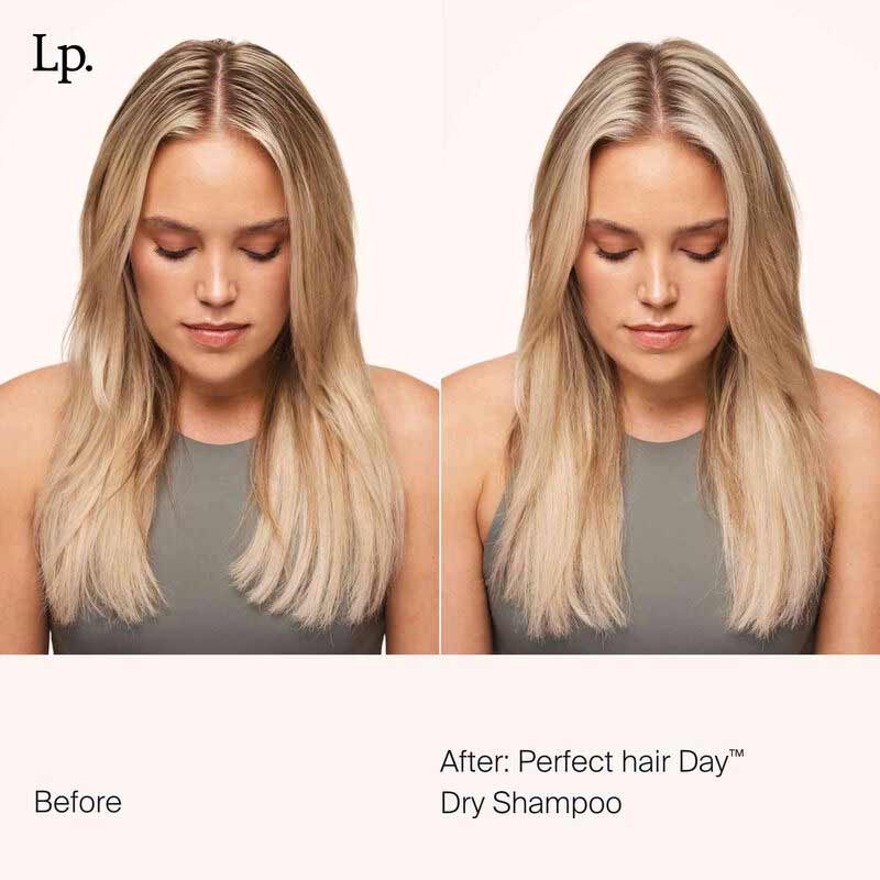Living Proof Perfect Hair Day Dry Shampoo | refresh | cleans | absorbing oil | sweat | odor | revives hair | time-released fragrance.