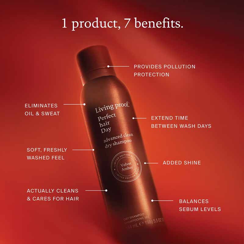 Living Proof Perfect Hair Day Velvet Amber Advanced Clean Dry Shampoo