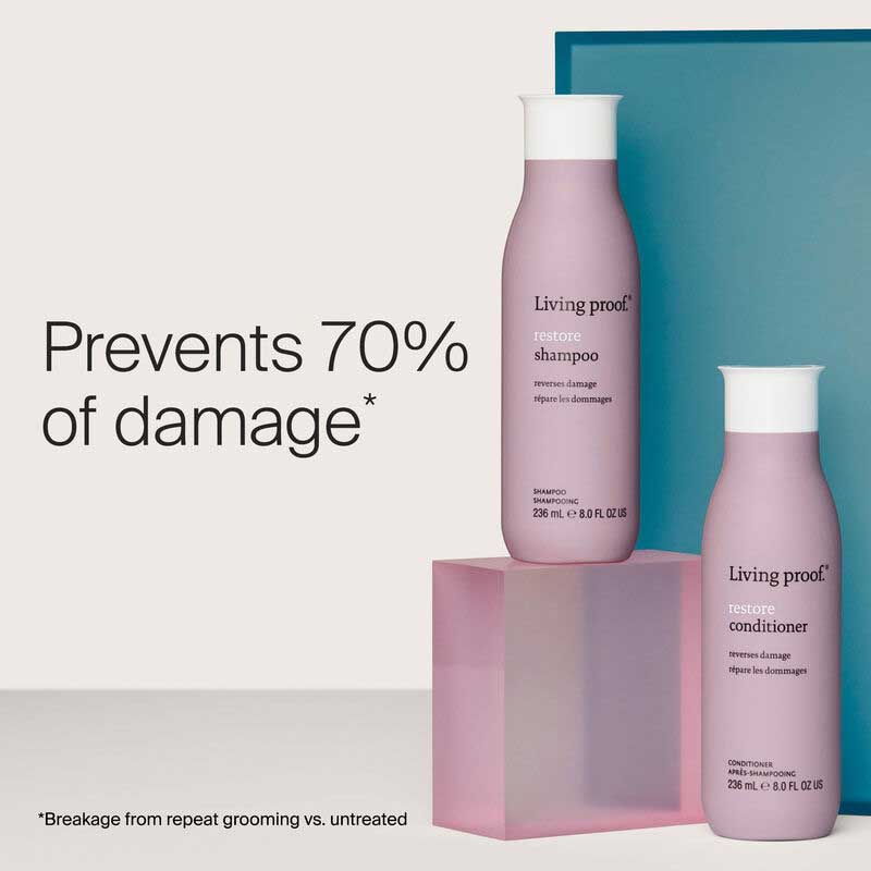 Living Proof Restore Conditioner | fortifying | weak | damaged hair | over 70% reduction | breakage | one wash.