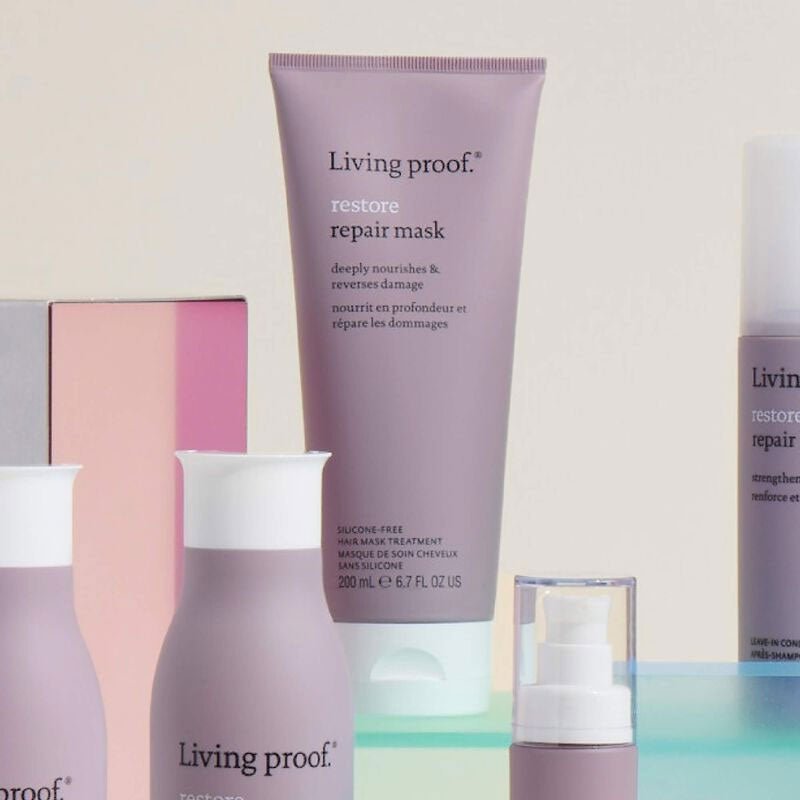 Living Proof Restore Repair Mask | deep conditioning mask | dry, damaged hair | repairs | replenishes | hair's natural protective layer | long-lasting shine.