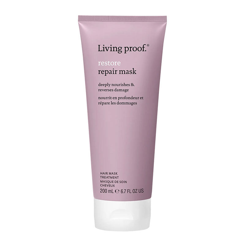 Living Proof Restore Repair Mask | deep conditioning mask | dry, damaged hair | repairs | replenishes | hair's natural protective layer | long-lasting shine.