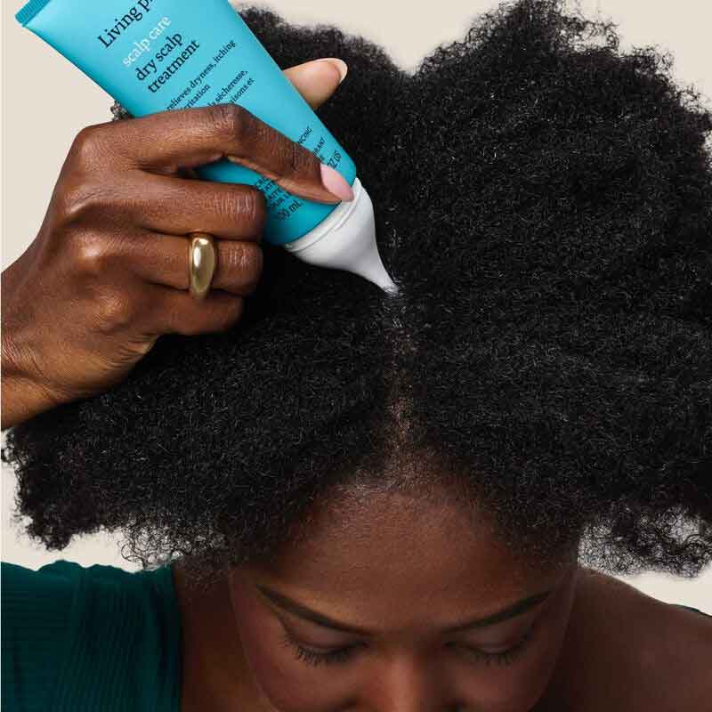 Living Proof Scalp Care Dry Scalp Treatment | instant hydration | relief | dry scalp discomfort | leave-in wonder | hydrate | soothe | itching | flaking | irritation | long-lasting comfort | healthier | happier scalp.