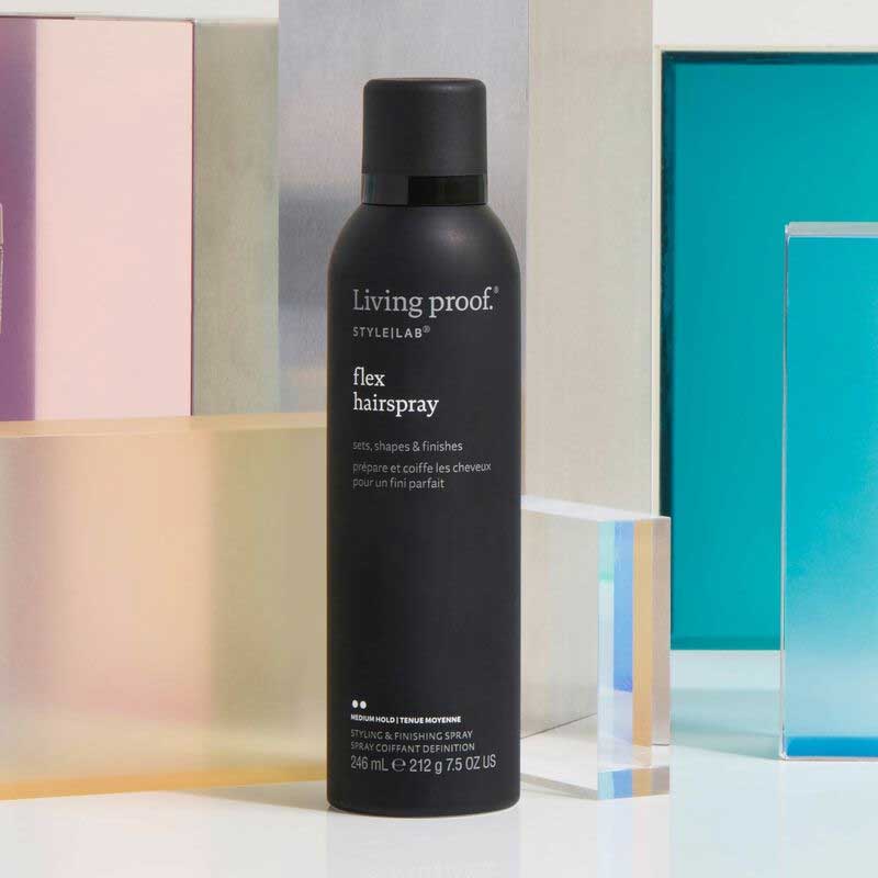 Living Proof Style|Lab Control Hairspray Firm Hold | all-day hold | hair confidence | touchable hold | radiant shine | style.