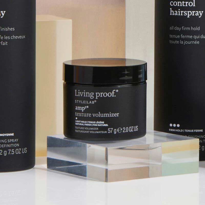 Living Proof Style|Lab Amp2 Texture Volumizer | styling cream | dry hair | amplified volume | touchable texture | flexible hold | long-lasting | effortlessly revived looks | statement.