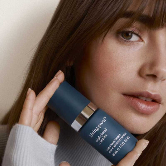 Living Proof Triple Bond Complex | weekly leave-in treatment | hair mask | savior | 8x stronger | resist future damage | luxurious blend | softness | smoothness | radiant shine.