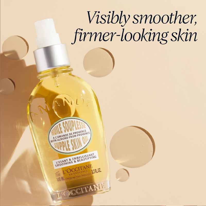 L'OCCITANE Almond Supple Skin Oil, Body Oil Spray, L'Occitane almond