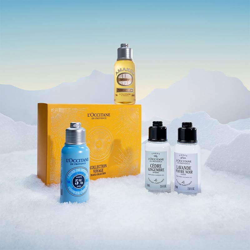 L'OCCITANE Cpllection Voyage Aromatic Shower Gel Gift Set – Cloud