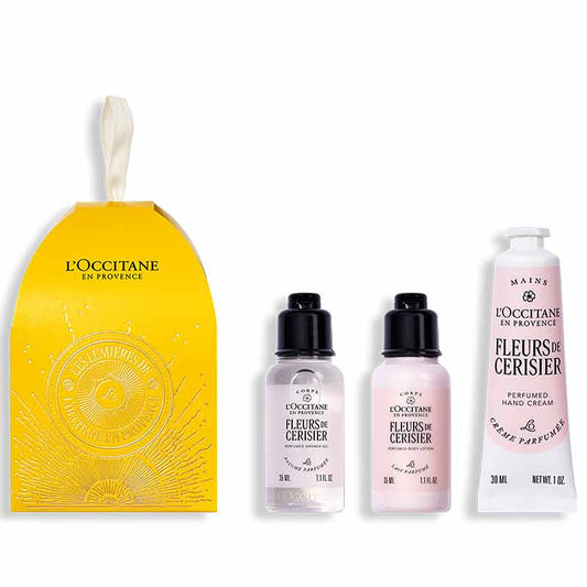 L'OCCITANE Cherry Blossom Christmas Ornament With Products