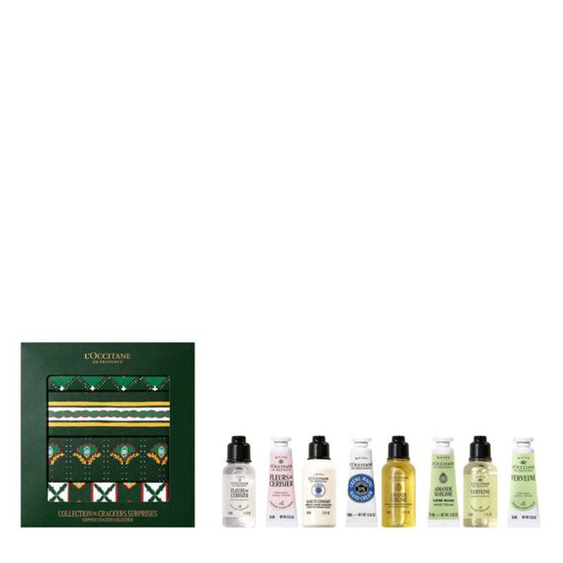 L'Occitane Festive Christmas Crackers Collection Product s included