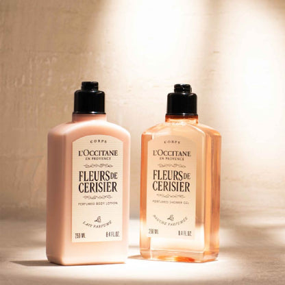 L'OCCITANE Fleur De Cerisier Cherry Blossom Body Lotion and Shower Gel