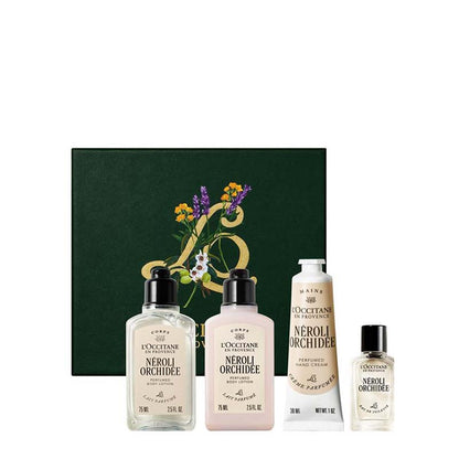 L'Occitane Fleurs De Cerisier  Body Care Gift Set White Background Image