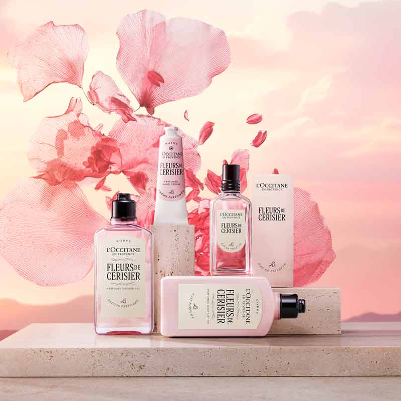 L'OCCITANE Fleurs de Cerisier Cherry Blossom Collection