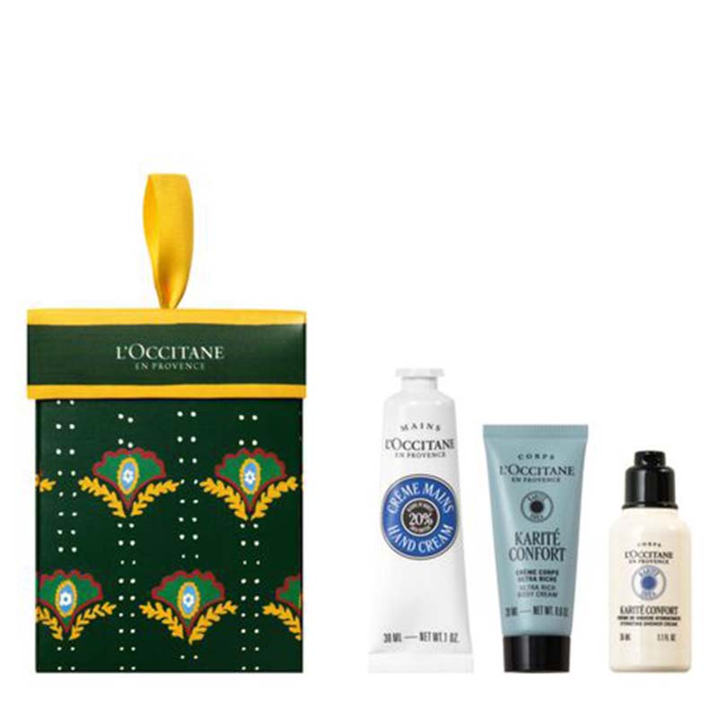 L'Occitane Shea Butter Christmas Ornament Image of Products Image White background