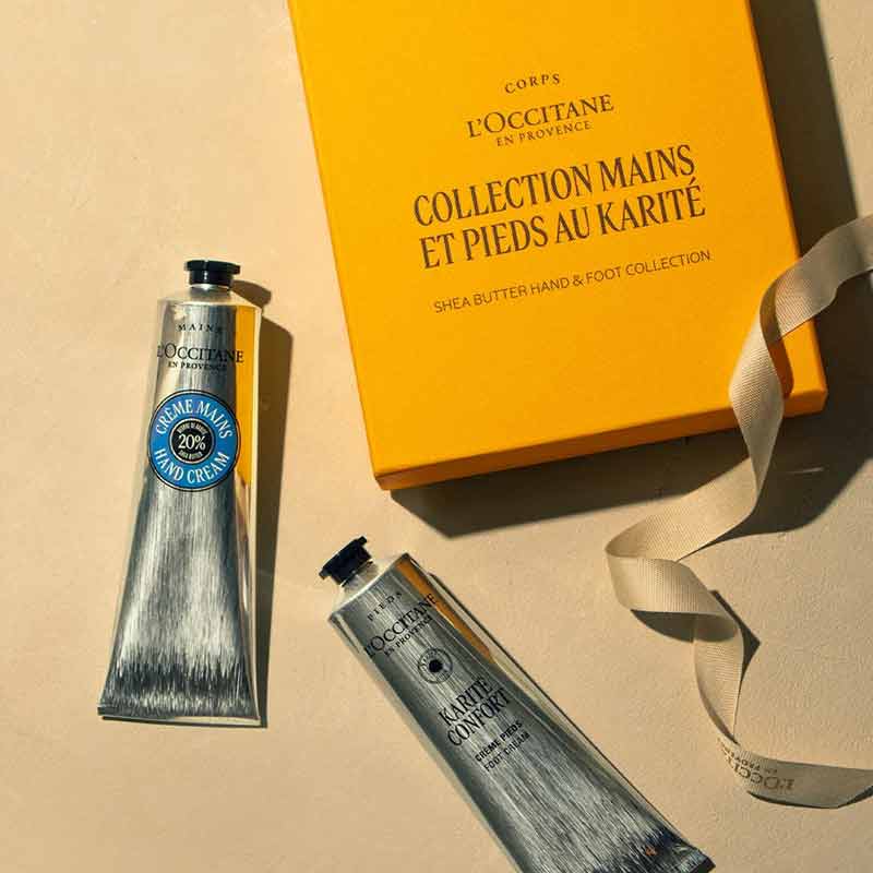 L'OCCITANE Shea Butter Hand Cream & Foot Cream Duo