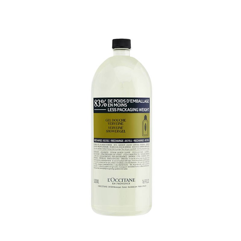 L'OCCITANE Verbena Shower Gel Refill, citrus shower gel, L'OCCITANE Body Wash