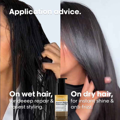 L'Oréal Professionnel Absolut Repair Molecular Bi-Phase Oil On Wet and Dry Hair
