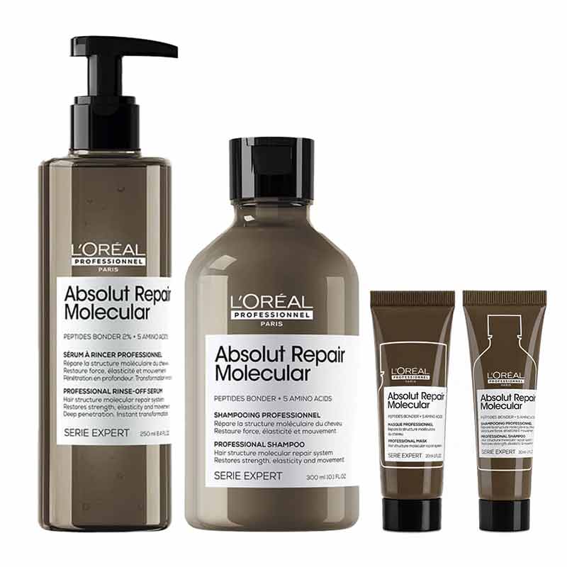 L'Oréal Professionnel Absolut Repair Molecular Home and Away Bundle