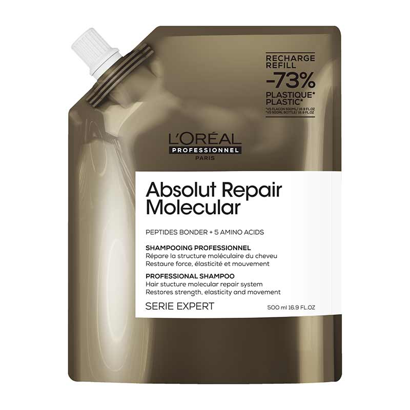 L'Oréal Professionnel Absolut Repair Molecular Repairing Shampoo 500ml Refill pack