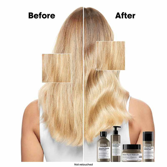 L'Oréal Professionnel Absolut Repair Molecular Rinse Off Hair Mask, hair repair, hair mask before and after