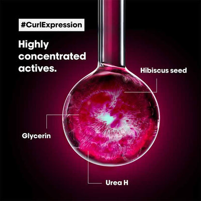 L'Oreal Professionnel Curl Expression Curl Activator Cream-In-Jelly | glycerin urea h and hibiscus seed highly concentrated actives