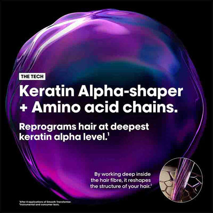 L'Oréal Professionnel Keratin Alpha Sleek Hair Mask Ingredient Technology