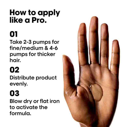 How to apply the L'Oréal Professionnel Keratin Alpha Sleek Hair Serum