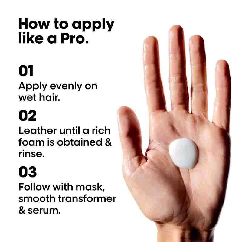 How to use the L'Oréal Professionnel Keratin Alpha Sleek Shampoo