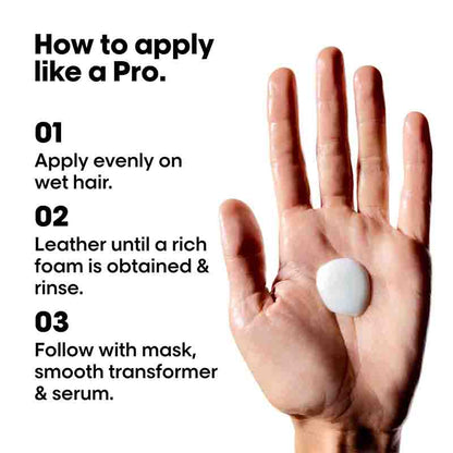 How to use the L'Oréal Professionnel Keratin Alpha Sleek Shampoo