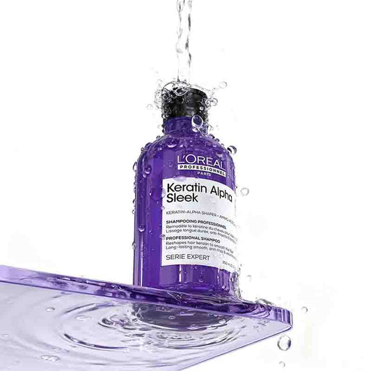 L'Oréal Professionnel Keratin Alpha Sleek Shampoo Stylised Image