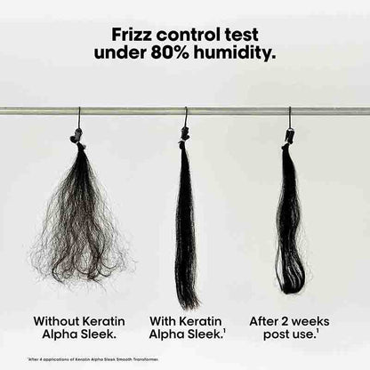 L'Oréal Professionnel Keratin Alpha Sleek Smooth Transformer Humidity Control Test