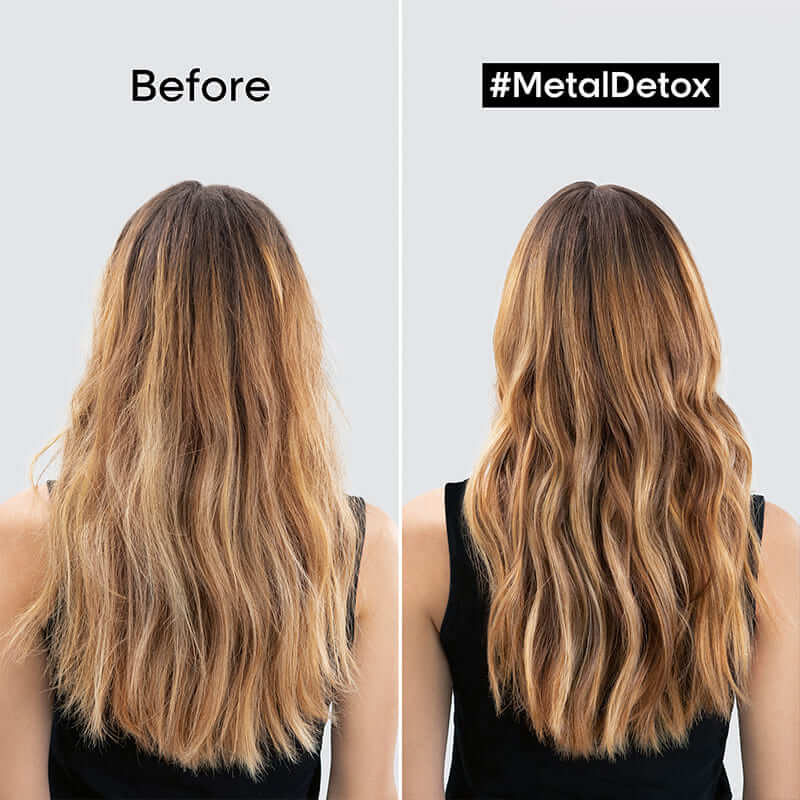 L’Oréal Professionnel Metal Detox Anti-Metal Cleansing Cream Shampoo | gently cleanses hair | detoxifies and brightens | removes water-induced copper deposits | formulated by professional hair experts