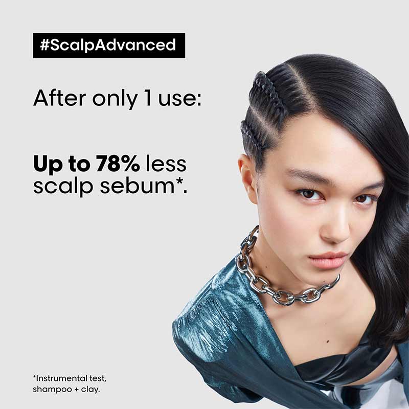 L'Oréal Professionnel Serié Expert Scalp Advanced Anti-Oiliness 2-in-1 Deep Purifier Clay Hair Mask | scalp sebum removal