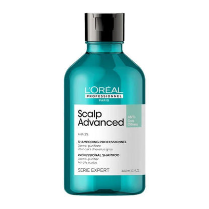 L'Oréal Professionnel Serié Expert Scalp Advanced Anti-Oiliness Dermo-Purifier Shampoo | Shampoo | hair care | L'oreal hair products | scalp advanced | scalp solutions | Professional shampoo | Shampoo for sensitive scalp