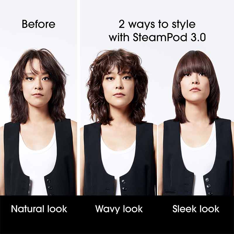L'Oréal Professionnel Steampod 3.0 | before and after steampod