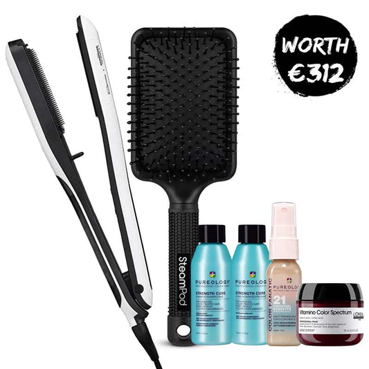 L'Oréal Professionnel Steampod 3.0 + Four FREE Haircare Minis + Brush