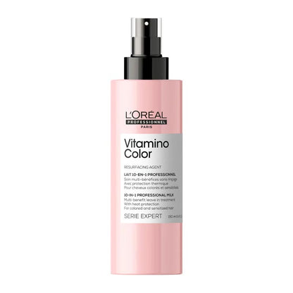 L'Oreal Professionnel Vitamino 10 In 1 Spray, anti frizz hair treatment, professional heat protection spray