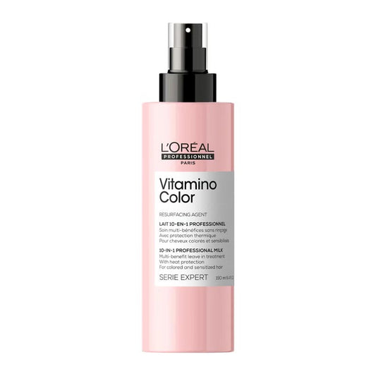 L'Oreal Professionnel Vitamino 10 In 1 Spray, anti frizz hair treatment, professional heat protection spray