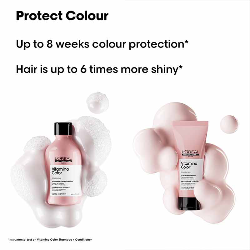 L'Oréal Professionnel Vitamino Color Shampoo & Conditioner, coloured hair protection