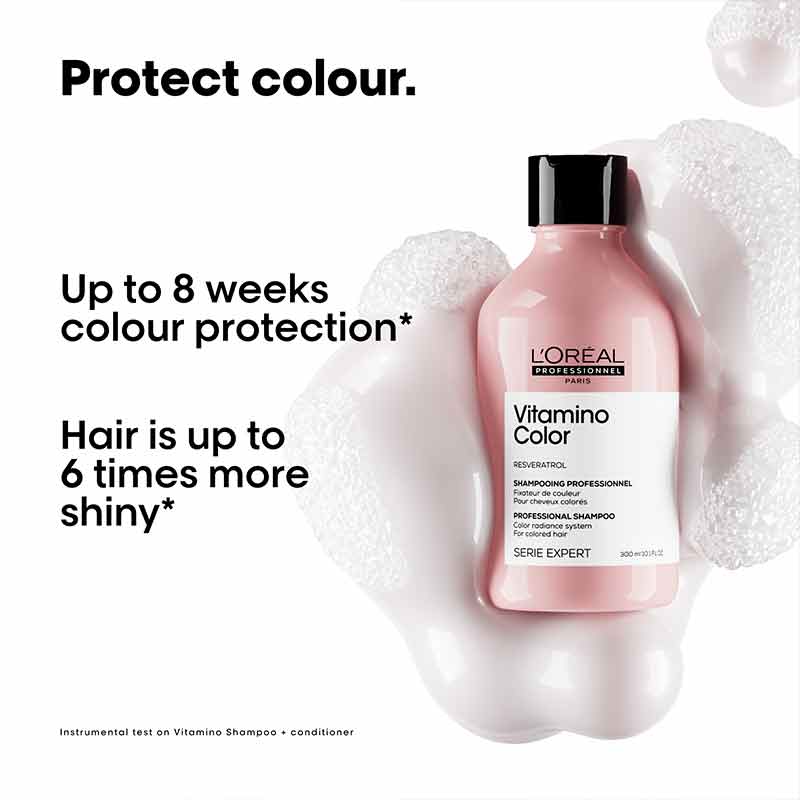 L'Oreal Professionnel Vitamino Color Shampoo, Shampoo for coloured hair, salon hair color protection shampoo