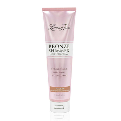 Loving Tan Bronze Shimmer Luminous Cream | Tanning lotion | Body tan | Bronze shimmer | dark tan | Loving tan