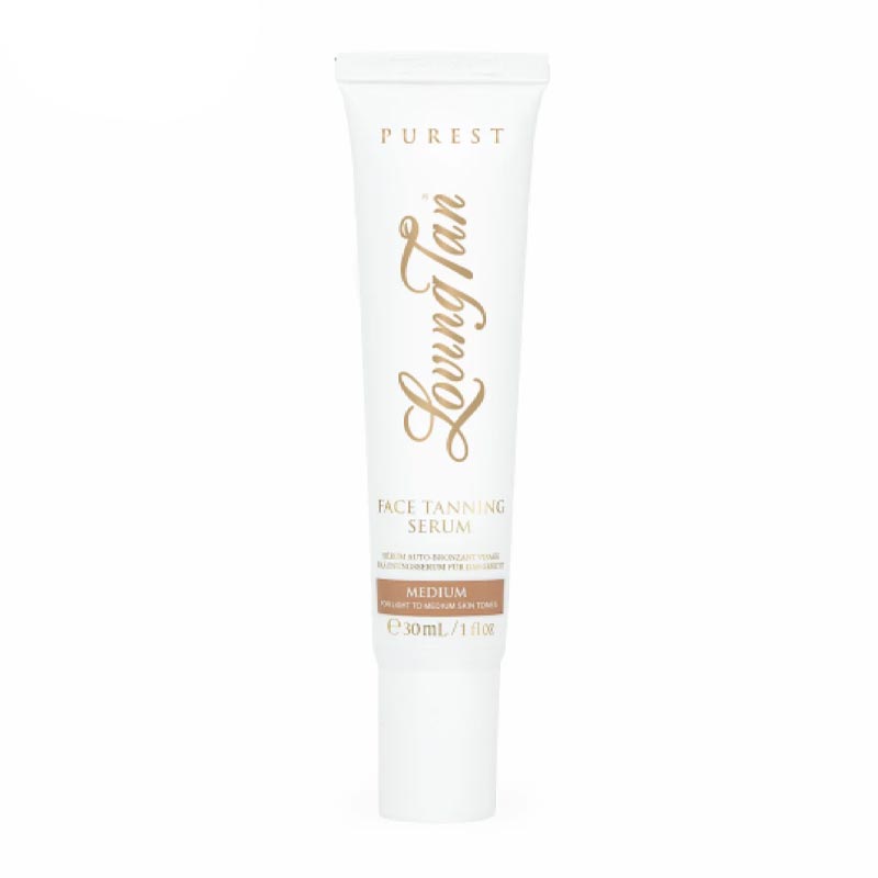 Loving Tan | Face Tanning | Serum | face | décolletage | 97% | certified organic | naturally derived | ingredients | flawless | natural-looking | radiant | glow 