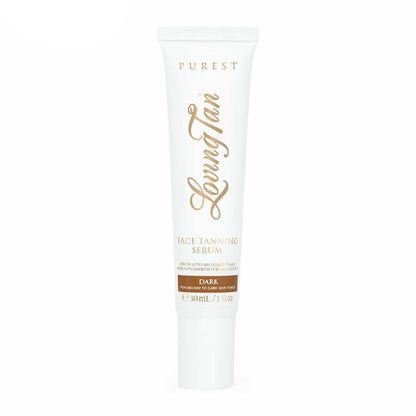 Loving Tan | Face Tanning | Serum | face | décolletage | 97% | certified organic | naturally derived | ingredients | flawless | natural-looking | radiant | glow 