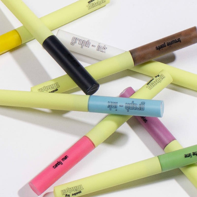 Made By Mitchell | Graph-Ink | Liners | smooth | liquid eyeliners | smart applicator tip | precise | definition | bold lines | deep black | white | eye artistry