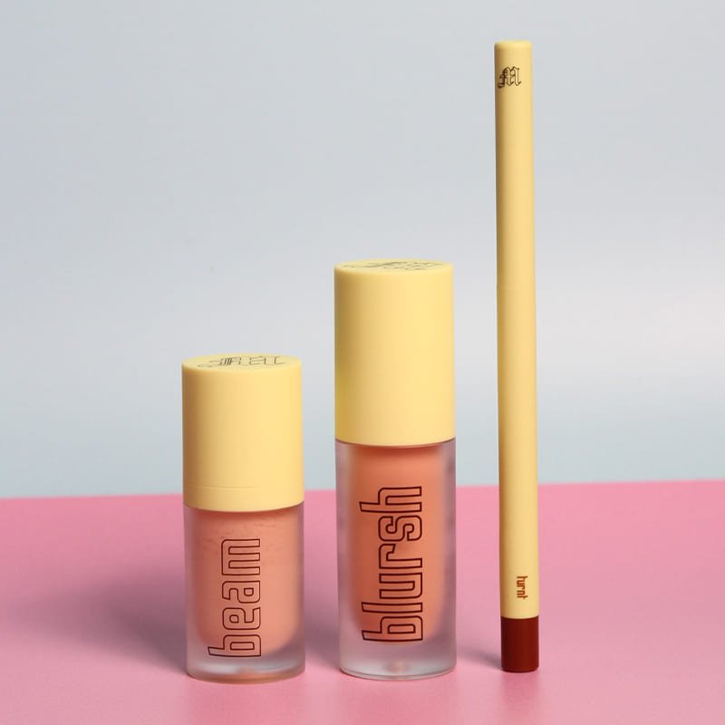 Made By Mitchell | Lip Kit | lip | full sized products | long lasting | perfect | soft pout | signature lip | captivating | blursh | lipliner | gloss | beam | all lip no trip | | glitter | brown | nude | matte | pink