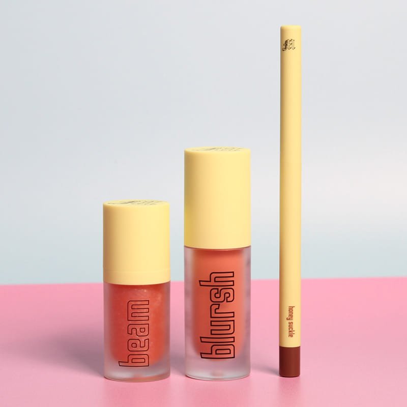 Made By Mitchell | Lip Kit | lip | full sized products | long lasting | perfect | soft pout | signature lip | captivating | blursh | lipliner | gloss | beam | all lip no trip | | glitter | brown | nude | matte | pink