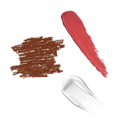 Made By Mitchell | Lip Kit | lip | full sized products | long lasting | perfect | soft pout | signature lip | captivating | blursh | lipliner | gloss | beam | all lip no trip | | glitter | brown | nude | matte | pink