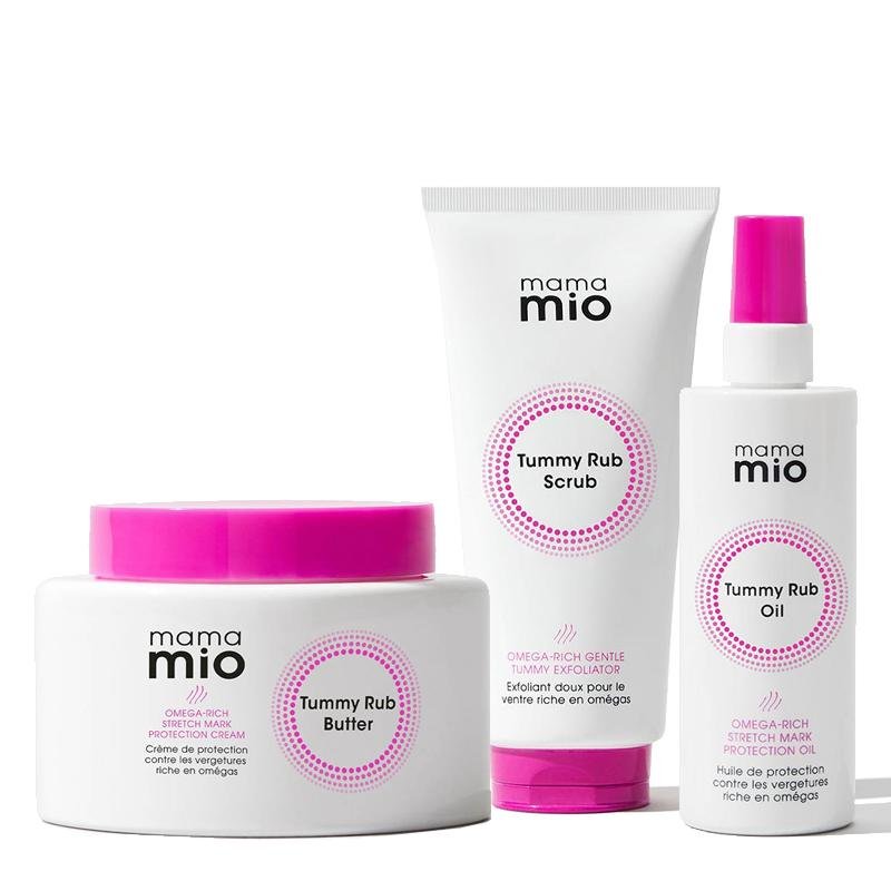 Mama Mio Tummy Rub Routine Gift Set | stretch mark prevention regime