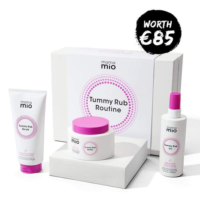 Mama Mio Tummy Rub Routine Gift Set | stretch mark prevention regime