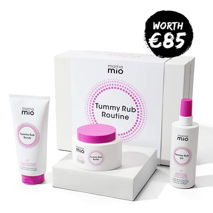 Mama Mio Tummy Rub Routine Gift Set | stretch mark prevention regime