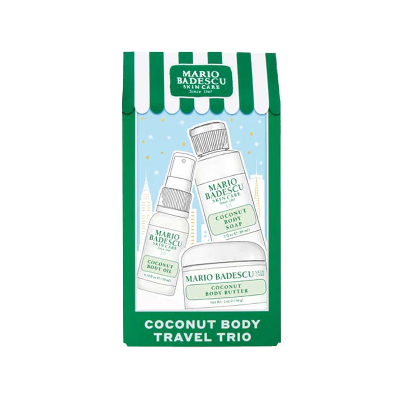 Mario Badescu, Mario Badescu Coconut Body Travel Trio Gift Set, bodycare gift set